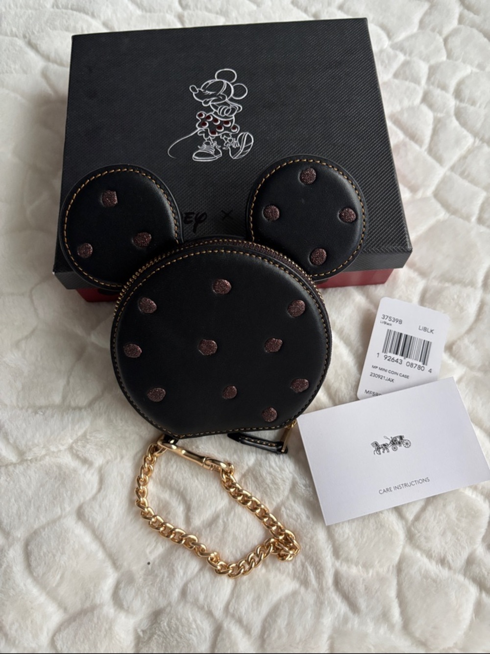 Coach Boxed Minnie Mouse Coin Case 37539B - Picture 2 of 8